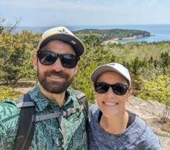 Allyson Cochran and Andrew Fuchs