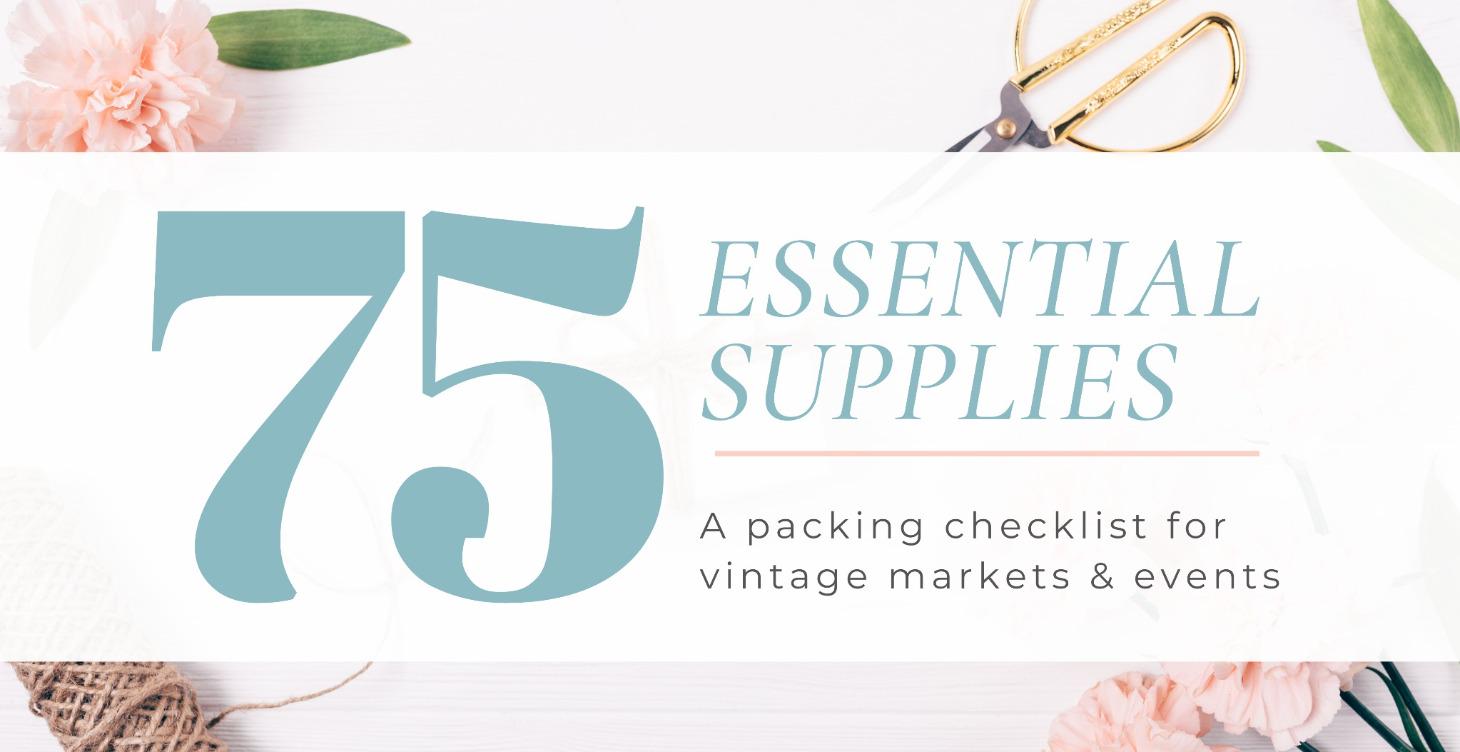 Market & Event Supply Checklist