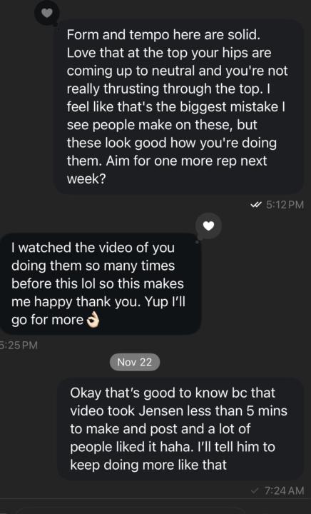 Jensen’s Reel Feedback