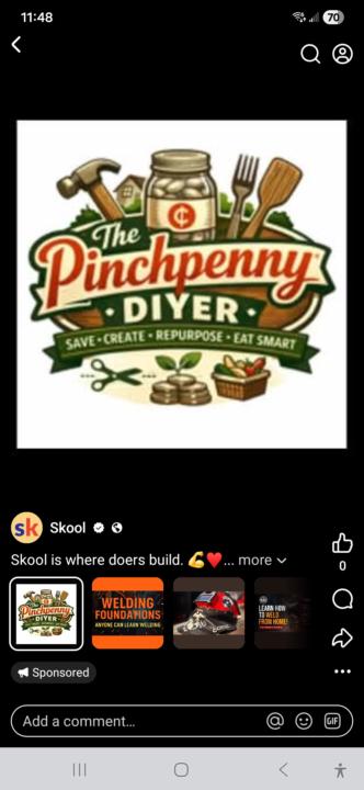 The community got featured in a Skool ad!