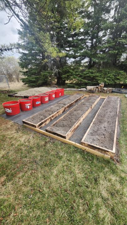 New beds are done and ready for seeding!