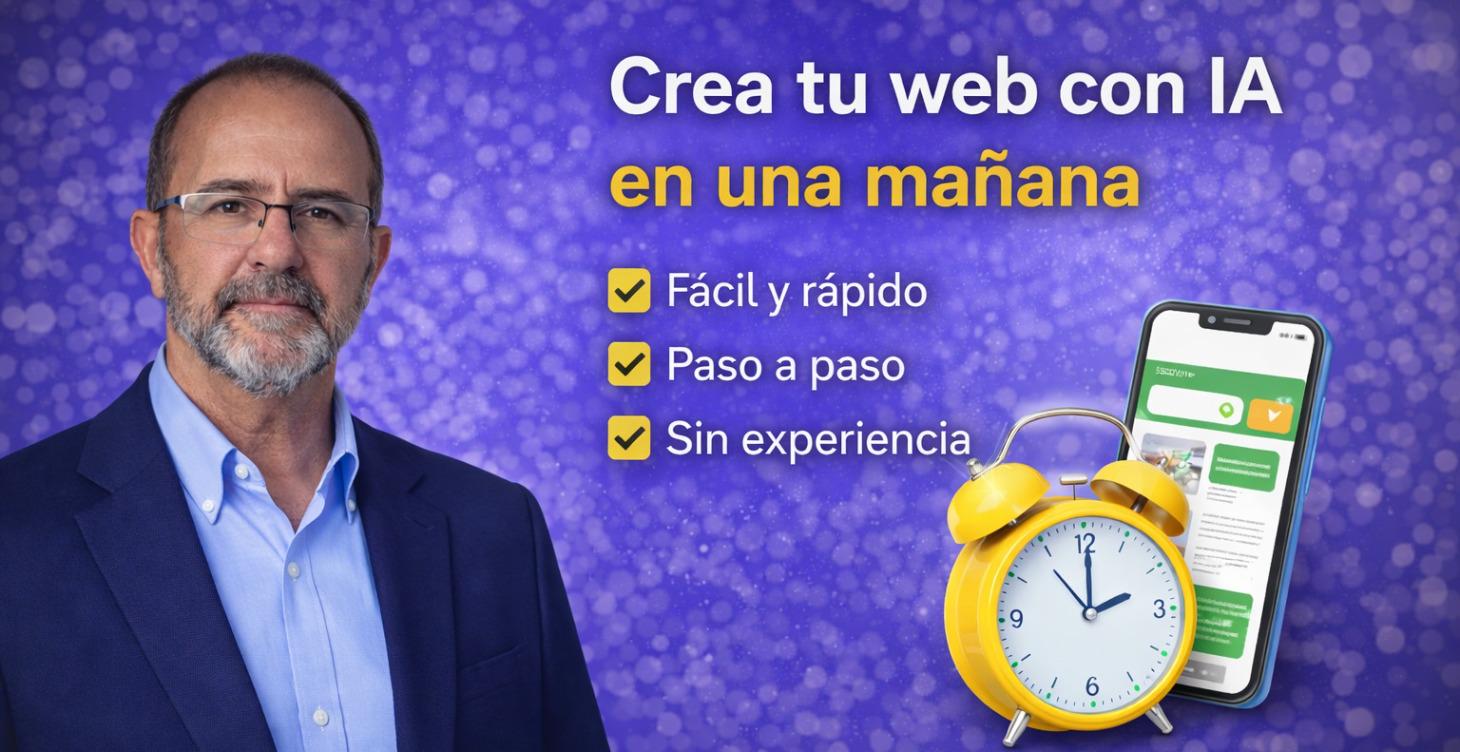 🌐 Crea tu web con IA en una mañana