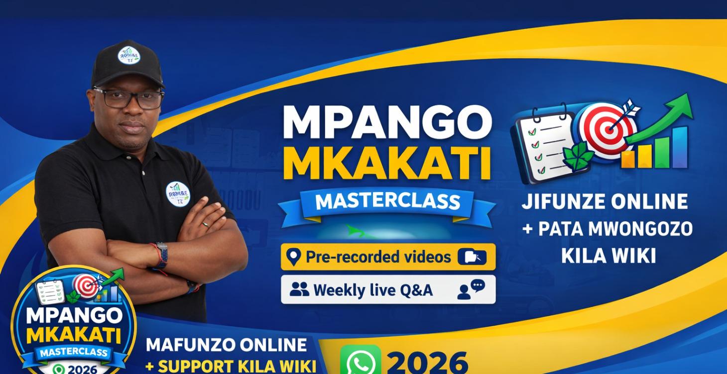 MPANGO MKAKATI MASTERCLASS – PUBLIC SECTOR