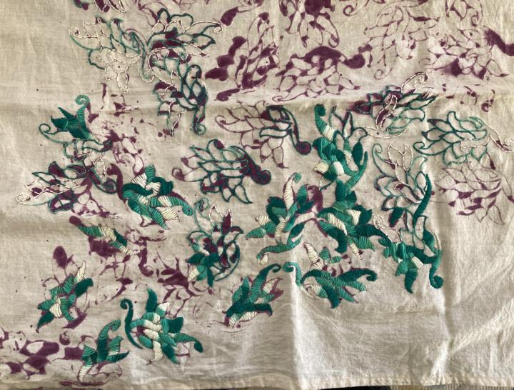 Embroidered prints- Progress pics!!