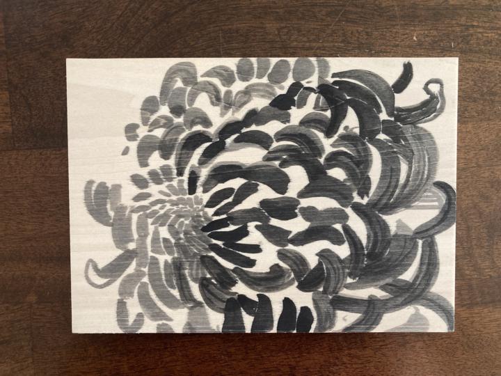 Relief printing on fabric