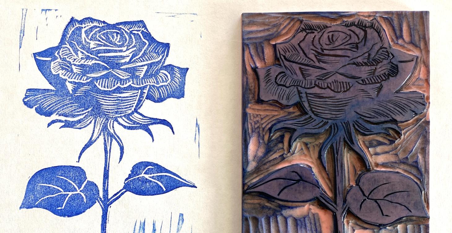 Block Printing on Your Kitchen Table