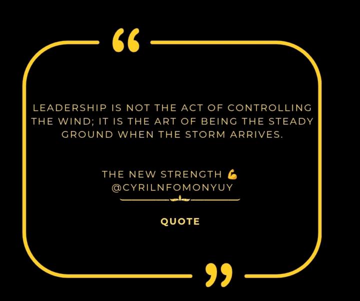 THE LOUDEST VOICE IN THE ROOM RARELY HAS THE MOST IMPACT.