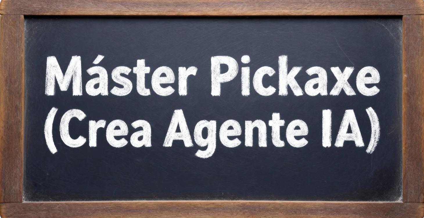Máster Pickaxe: Crear Agente IA