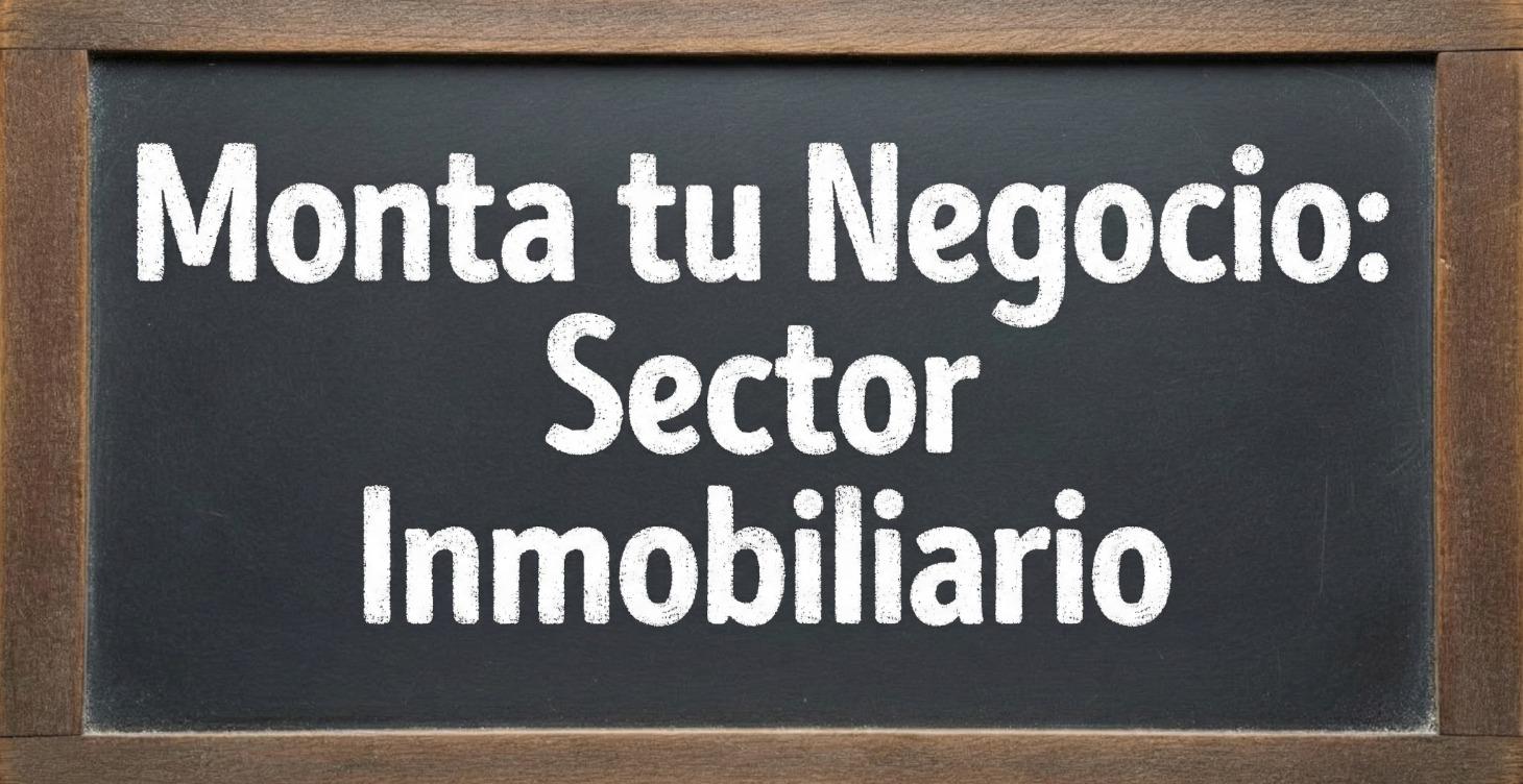 Monta tu Negocio: Sector Inmobiliario