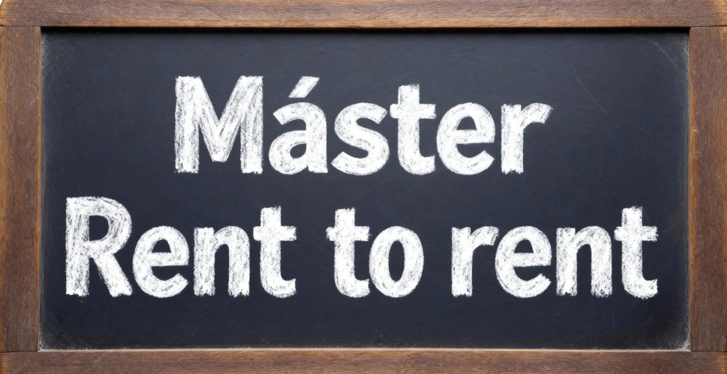 Máster Rent to rent