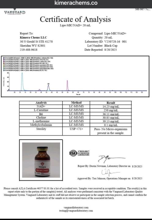 Lipoc/mic plus NAD+ 🤯 