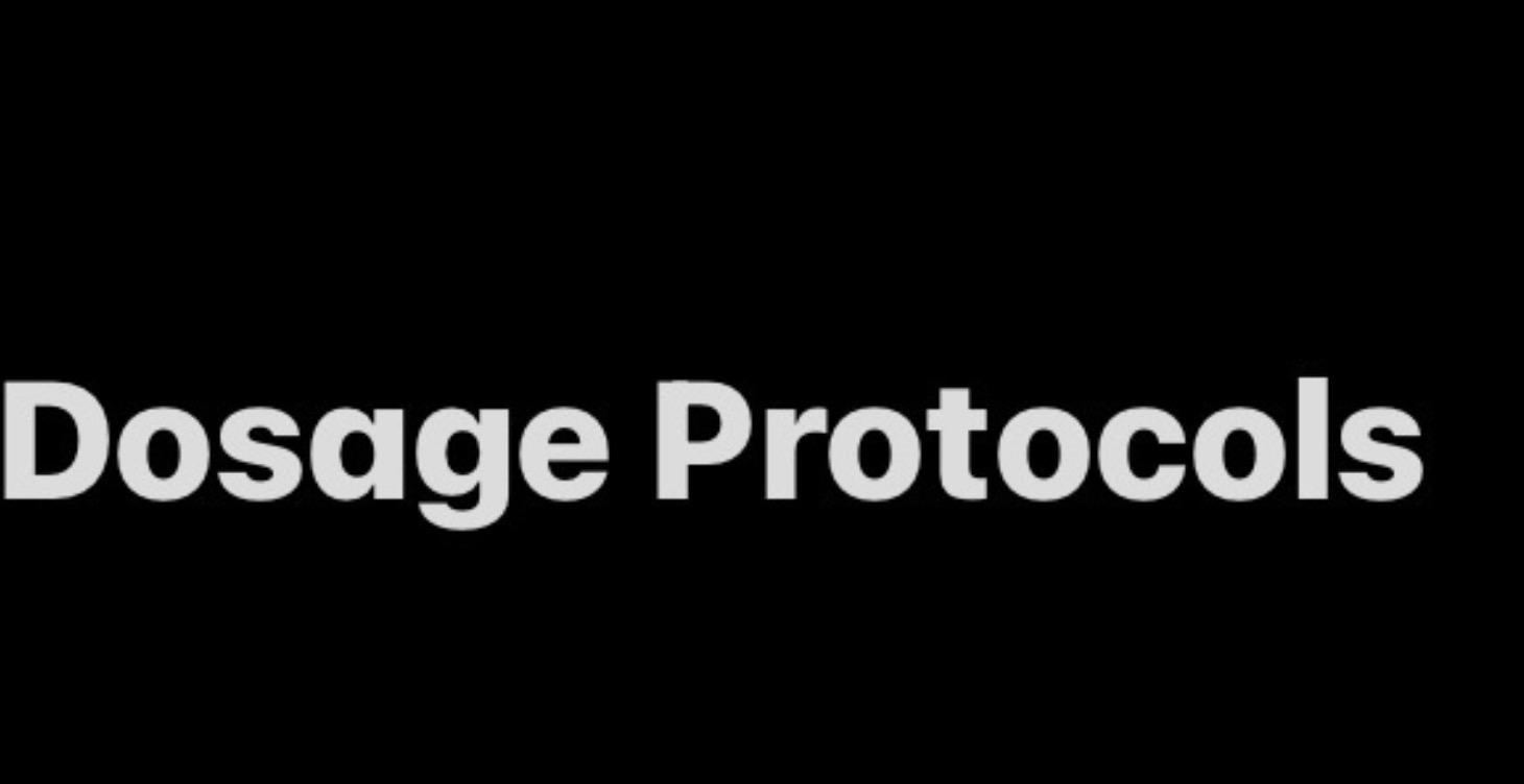 Dosage protocols