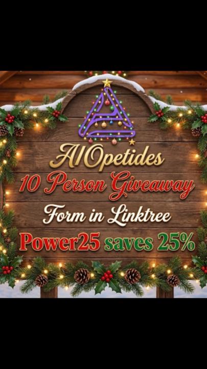 🎄 Christmas 10 person giveaway is LIVE