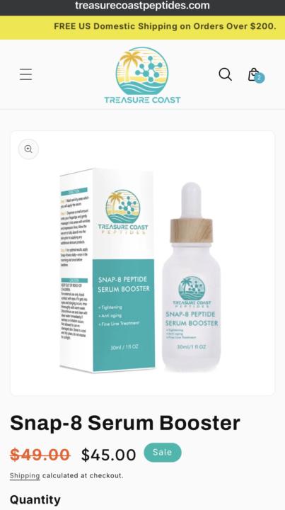 Snap-8 Face Serum - Topical Botox