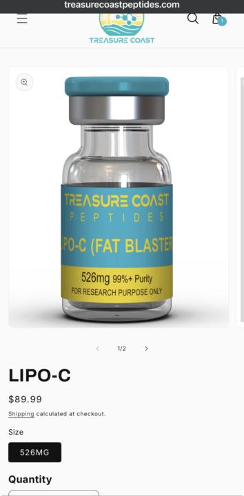Lipo-c fat blaster $76 stellar price at treasure coast 