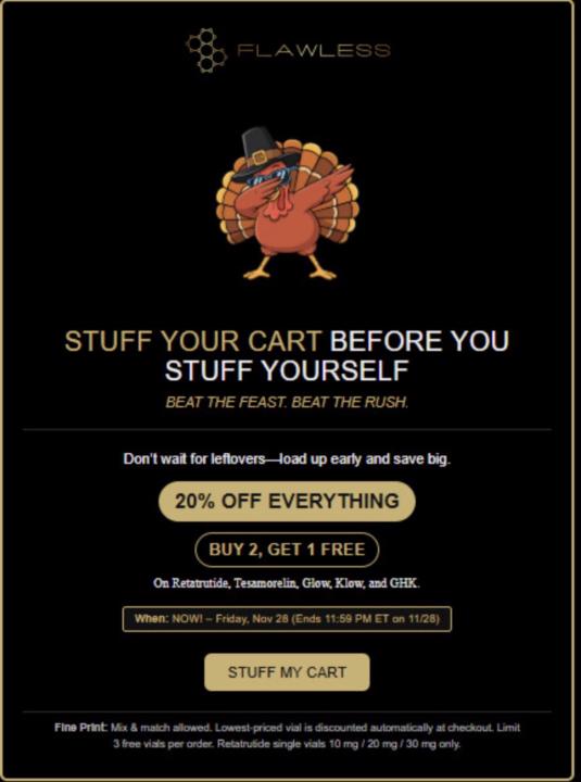 🦃 Flawless compounds HUGE sale 🎈 