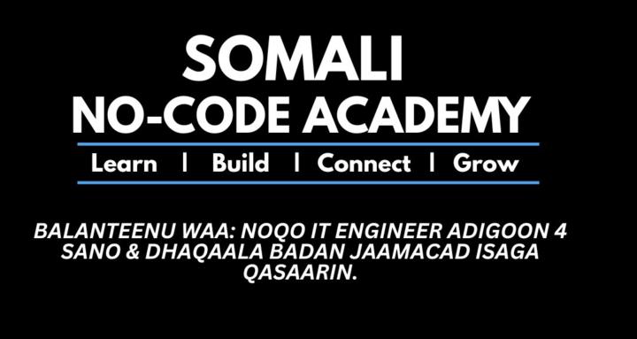 Somali No-Code Academy