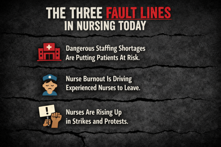The Top 3 Fault Lines in Nursing Today