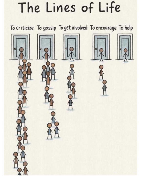 Choose the Shortest Line