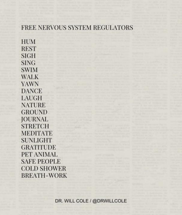 Free Nervous System Regulators