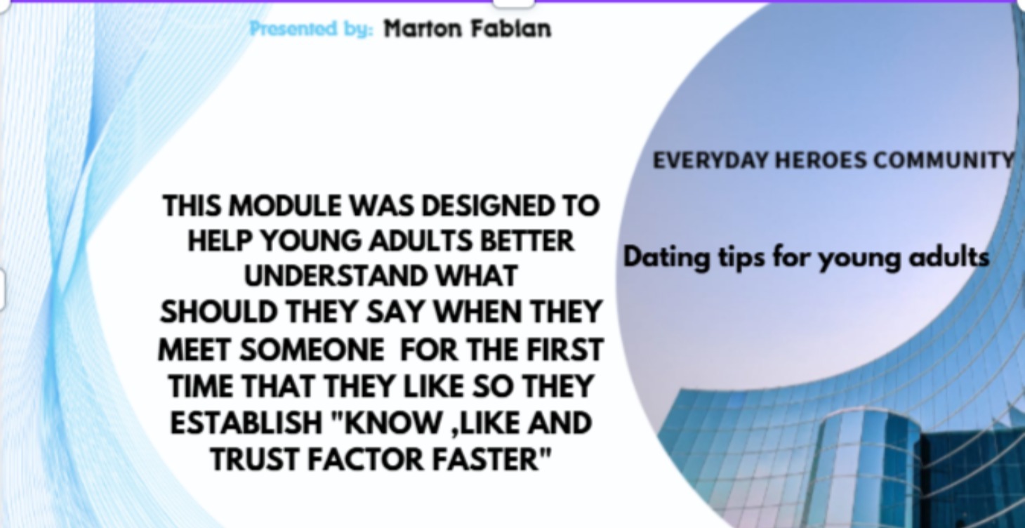 Young Adults Dating 101