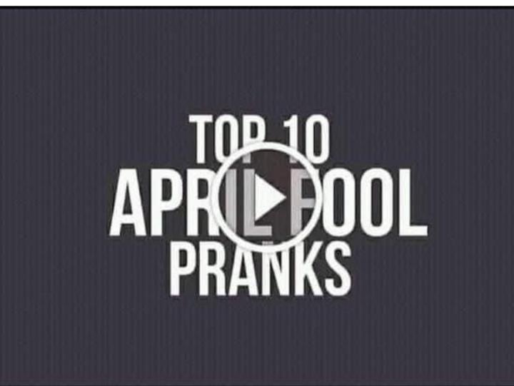 Some great April Fool Pranks...