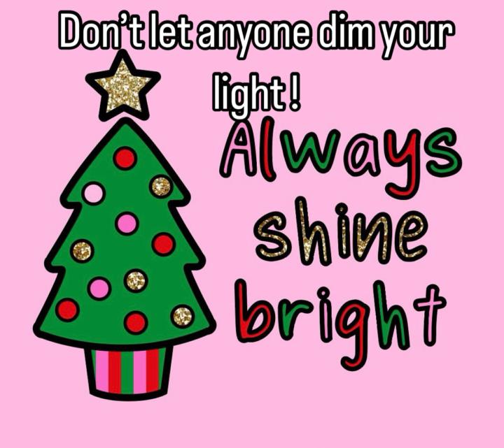 Never let anyone dim your light 🤩🌈