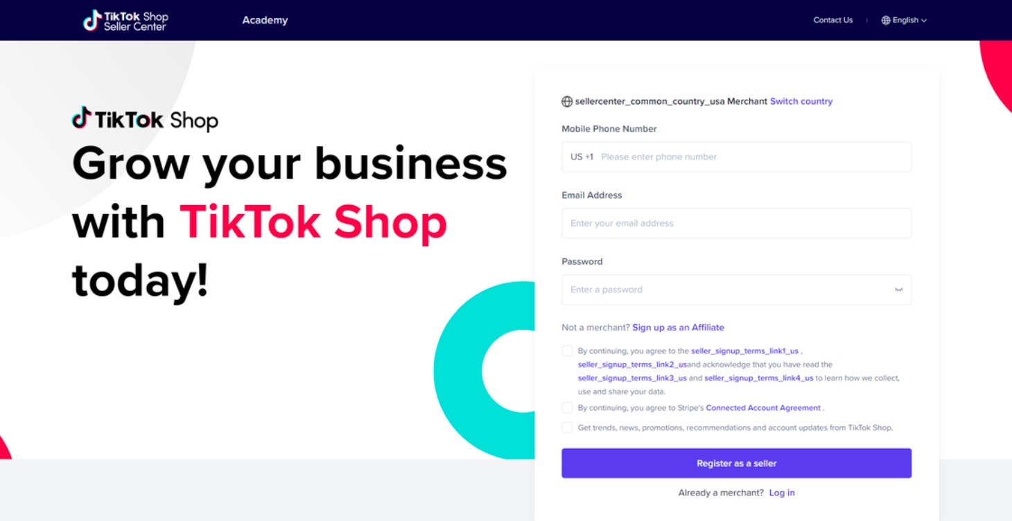 How to open a TikTok shop