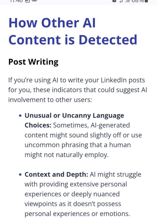 Tired of fake/lazy AI posts.