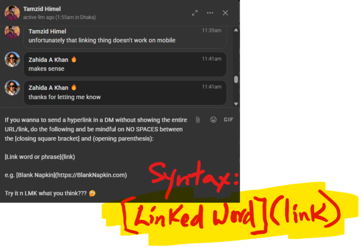  🔗 Creating Hyperlink Text in Skool DMs