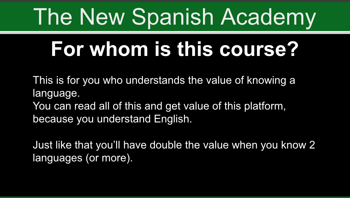 The New Spanish Academy