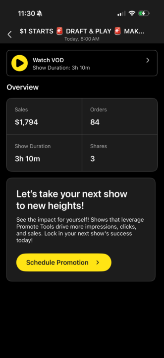 Had an awesome show!