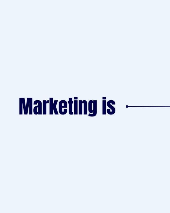 Marketing is..