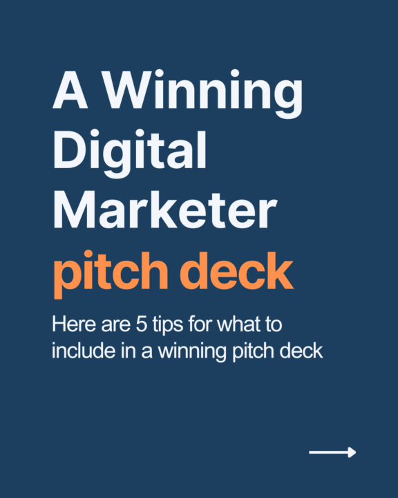 A Winning Digital Marketer Pitch Deck