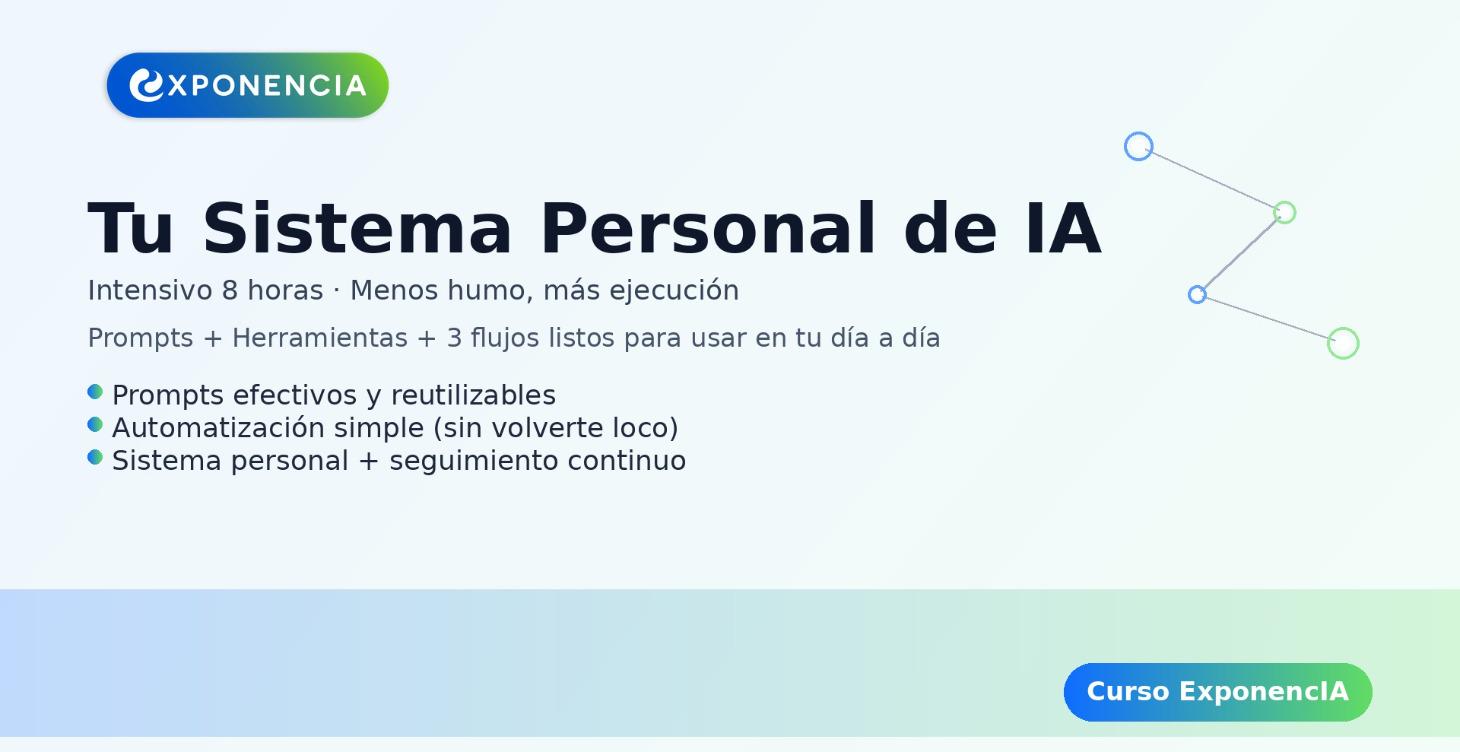IA para Resultados: Productividad y Decisiones