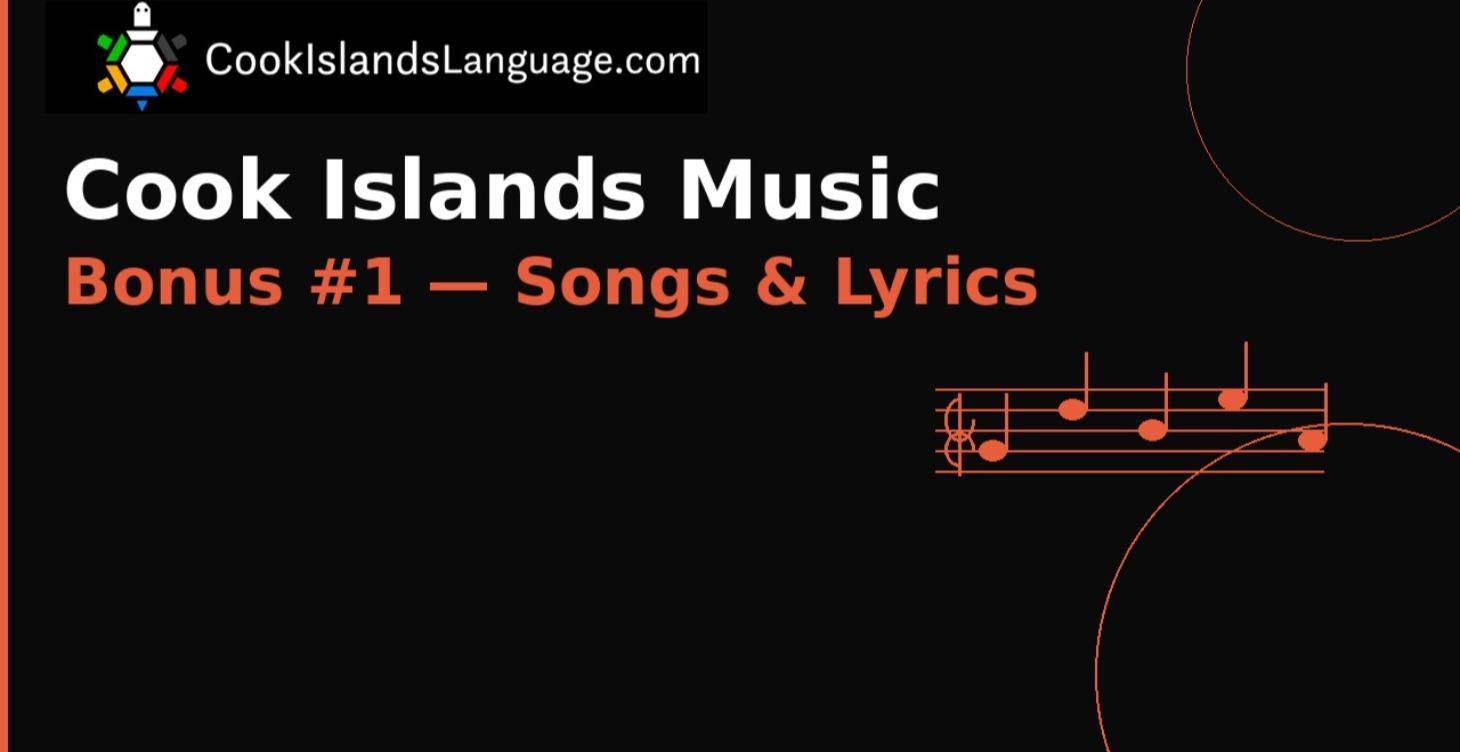 🎵 Cook Islands Music — Bonus #1