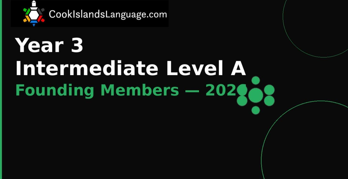 Year 3 - Founding Members  - 2026