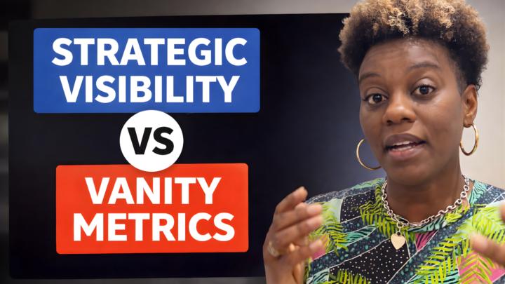 The visibility advice you've been following is wrong 🙅🏾‍♀️
