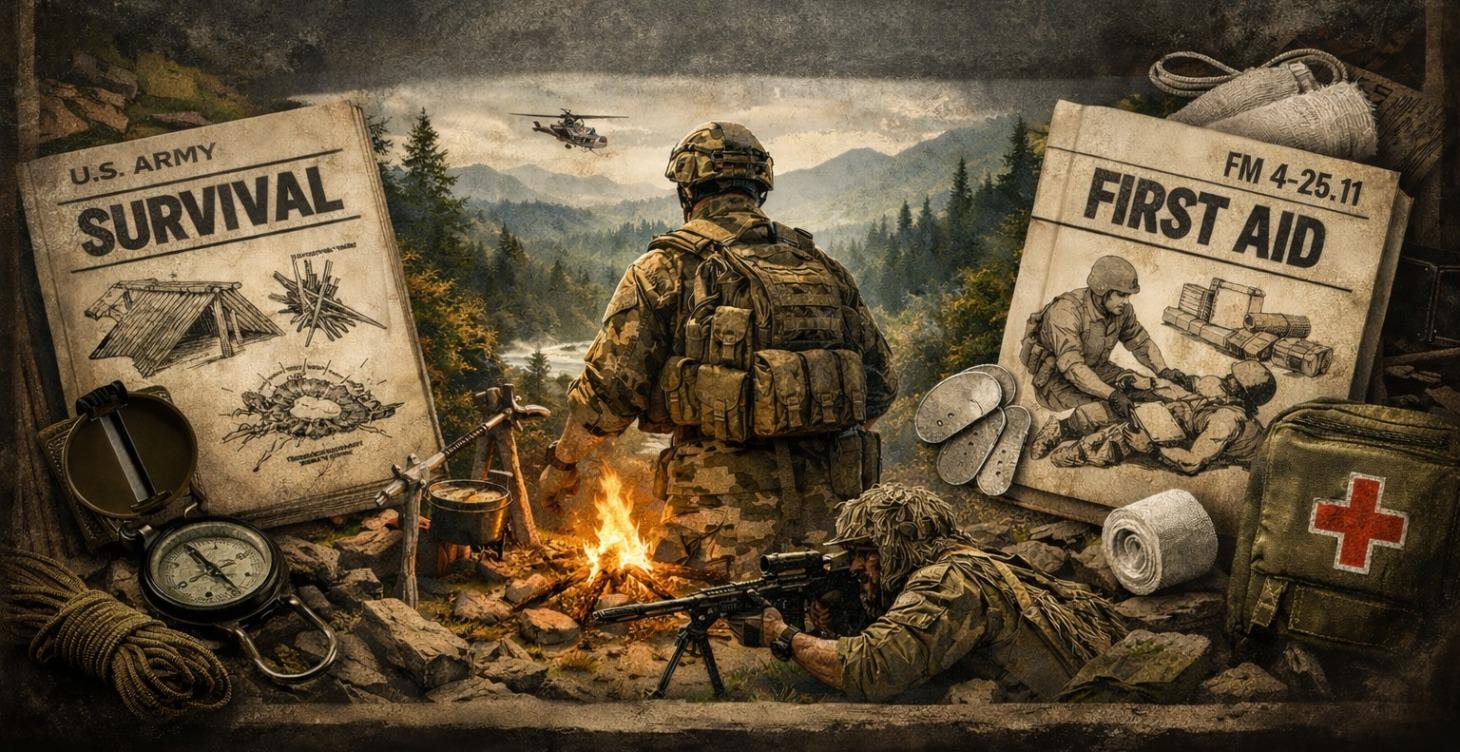 Survival guides and Field manuals.