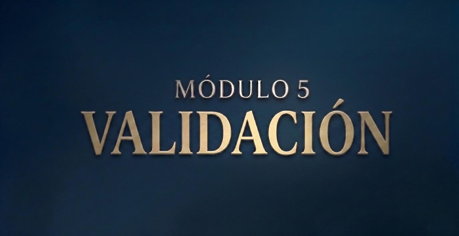 Módulo 5 - Validación