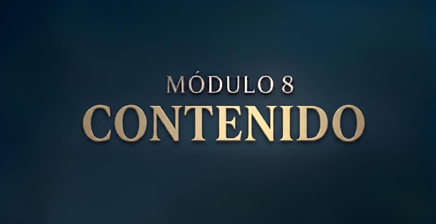 Módulo 8 - Contenido