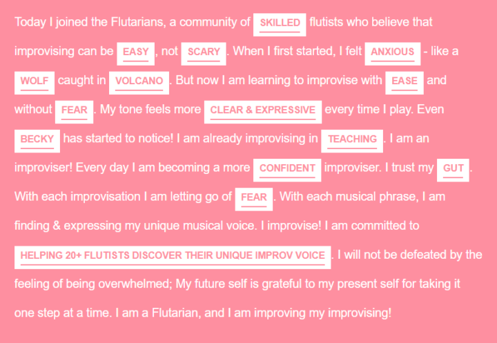 FLUTARIAN'S JOURNEY 👅MAD LIBS