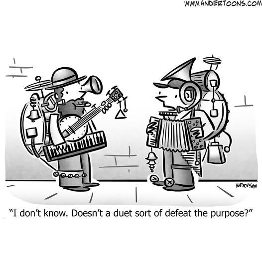 One day I'd like to try a one-man-band setup!