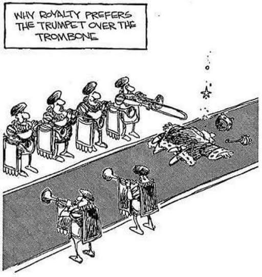 The King's Trombone Player Took Him Out!