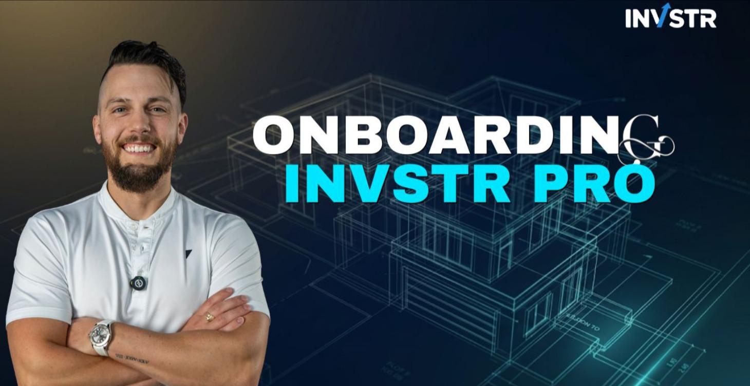 Onboarding To INVSTR PRO!