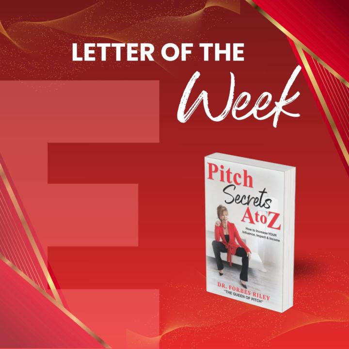 Letter of the Week: E for Engage!