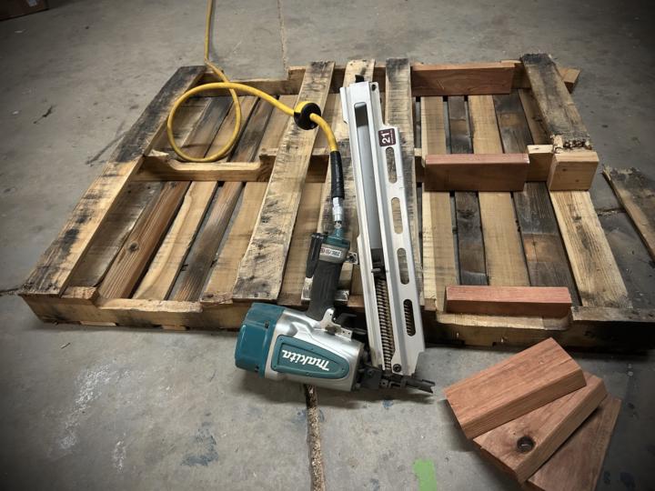 Prepping pallets 