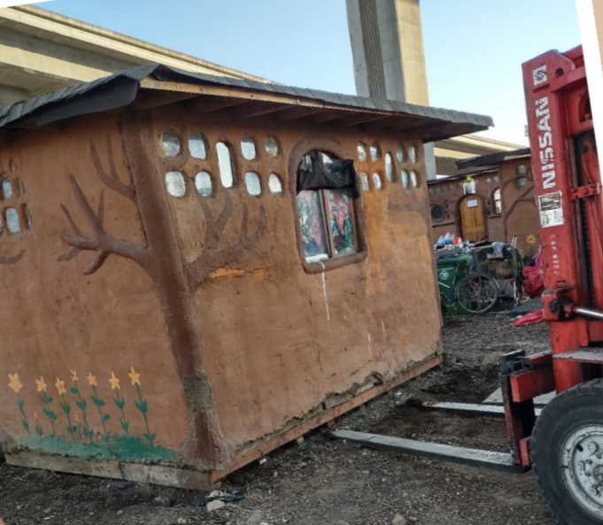 architectural drawings for  square cobin 