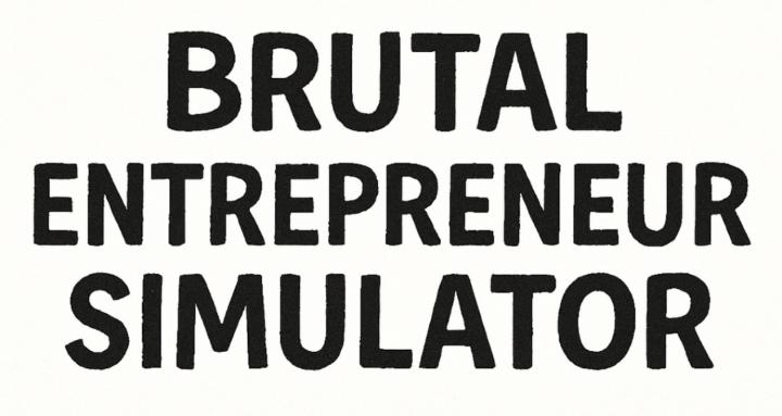 Brutal Entrepreneur Simulator