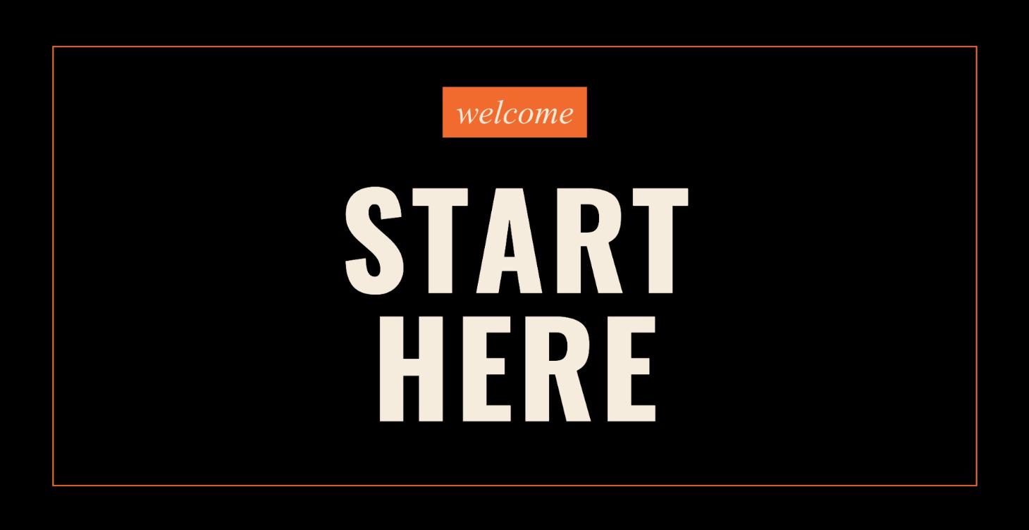 🎉 Welcome! Start Here